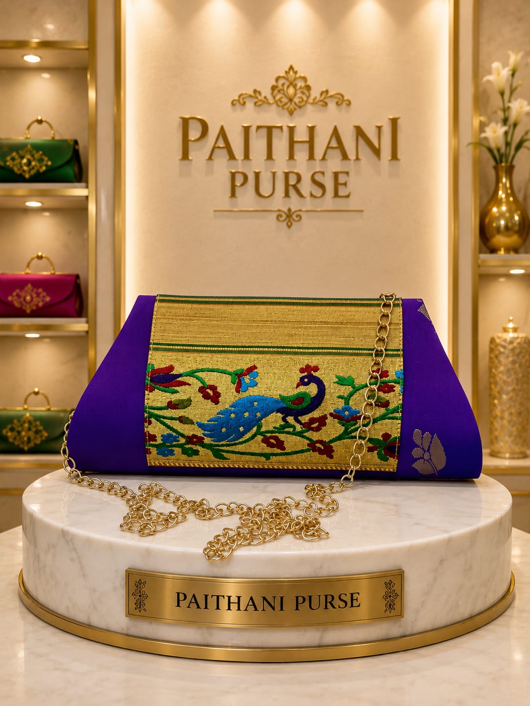Paithani Purse
