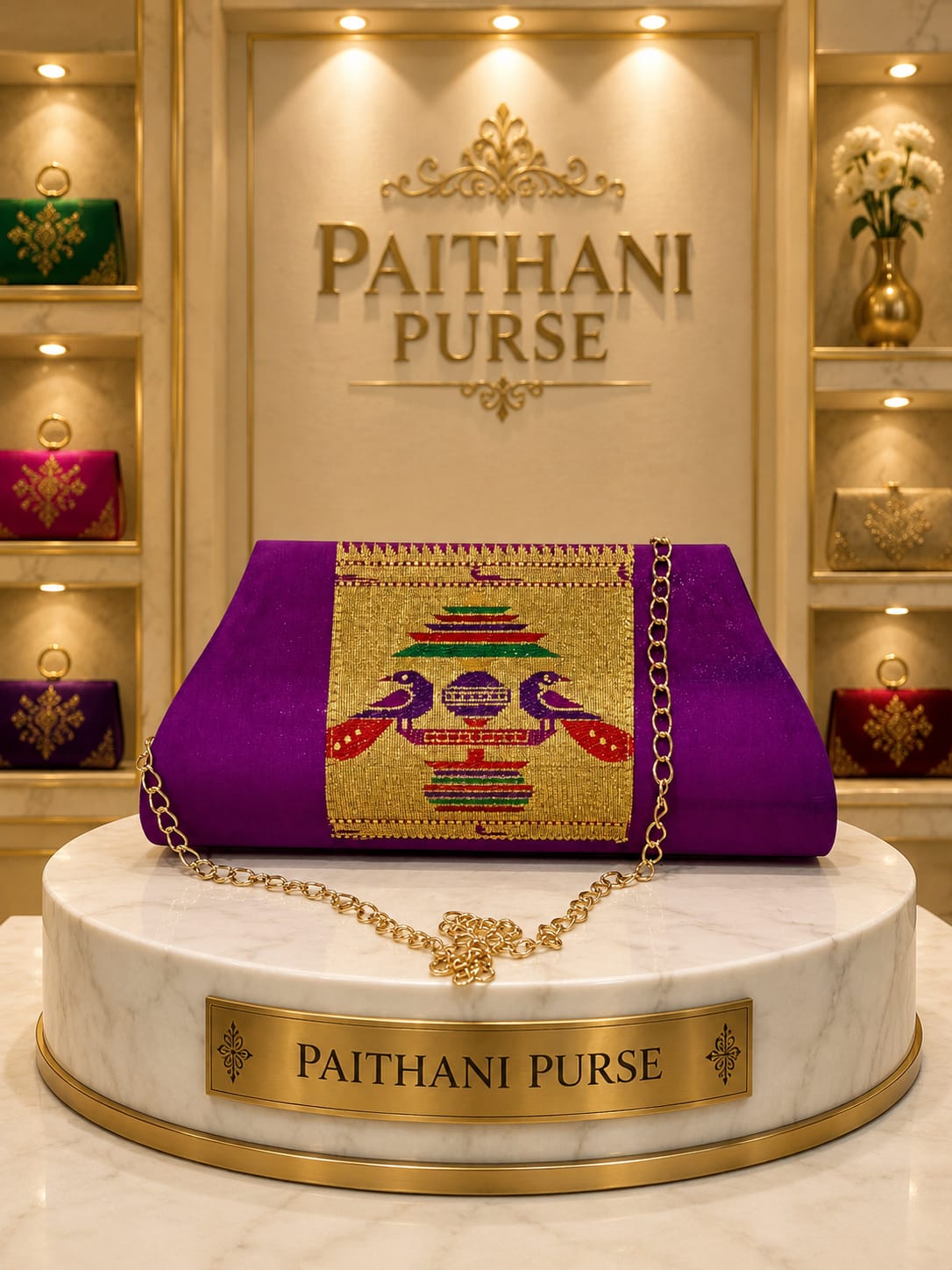 Paithani Purse