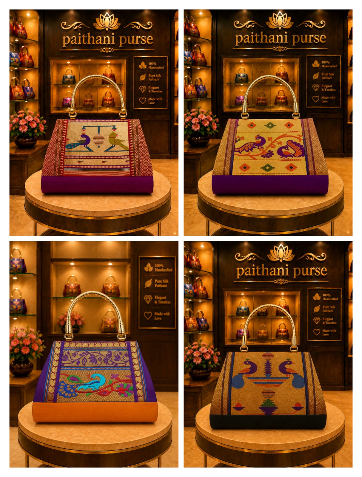 Paithani Purse