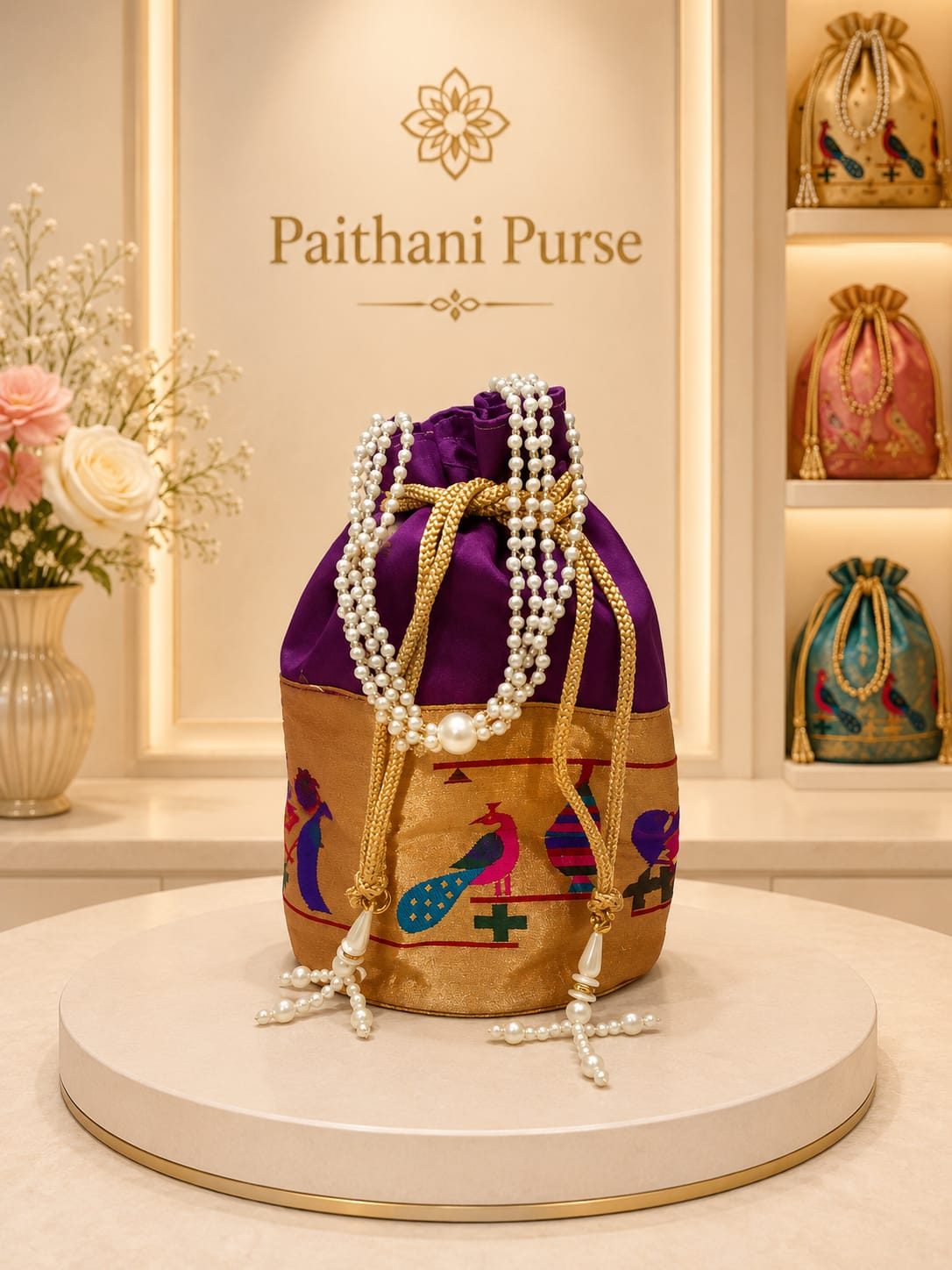 Paithani Purse