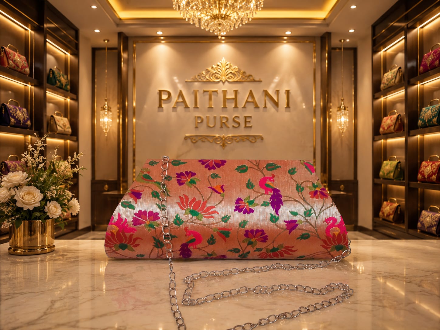 Paithani Purse