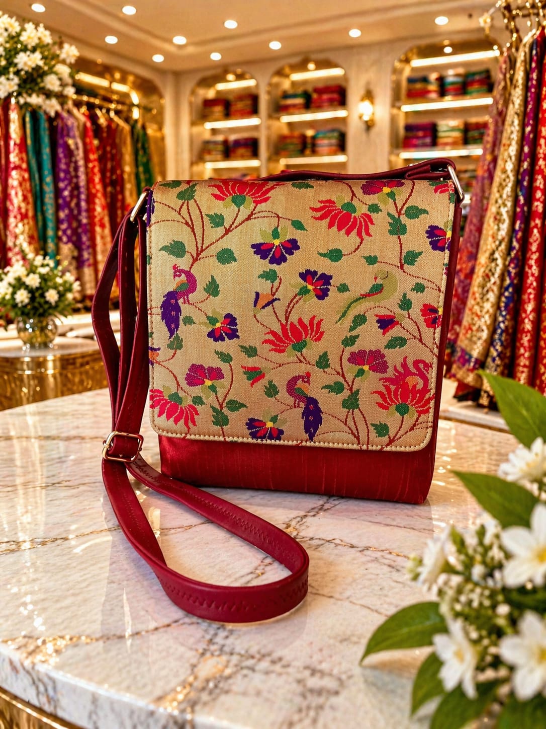 Paithani Purse