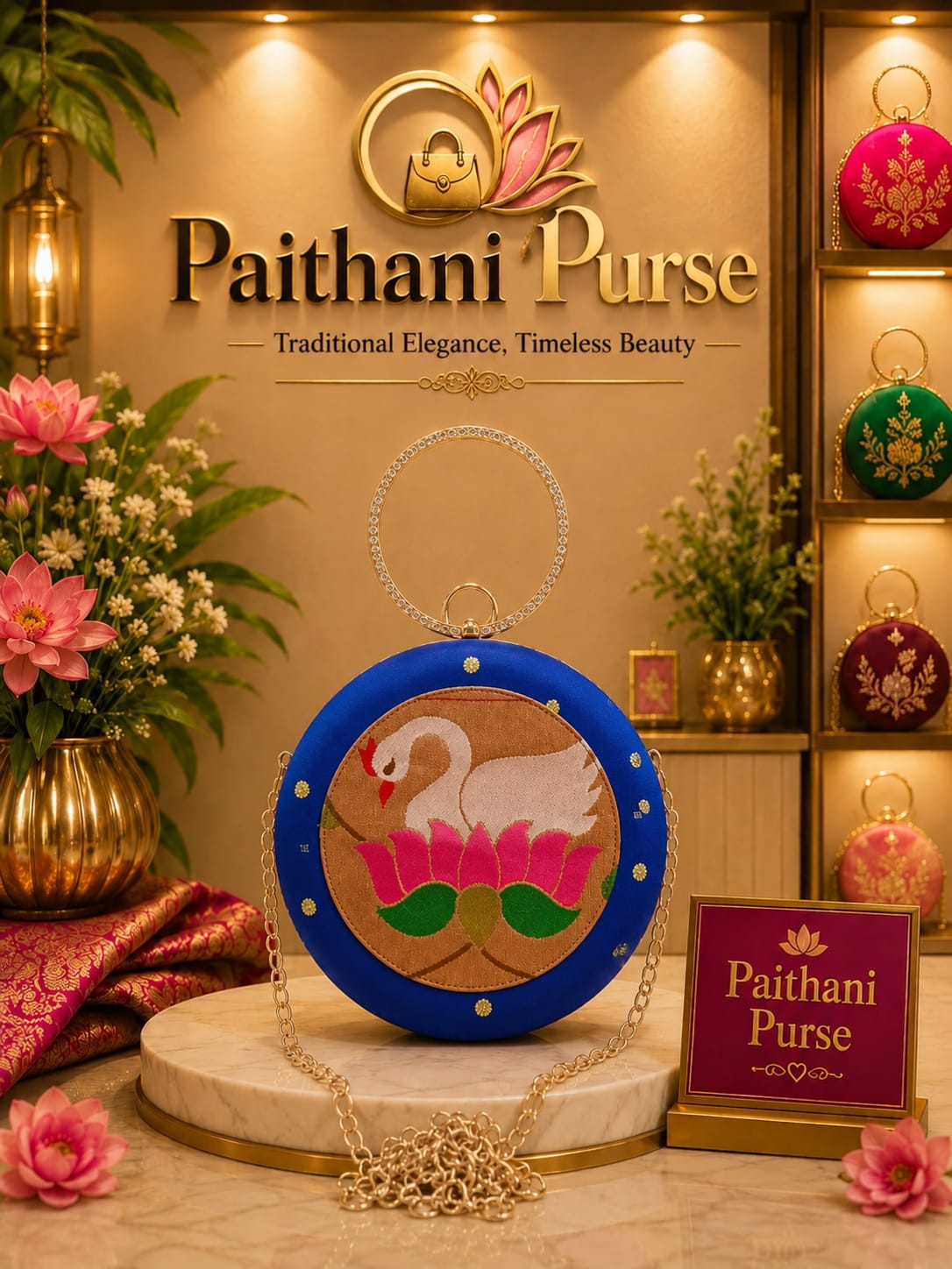 Paithani Purse