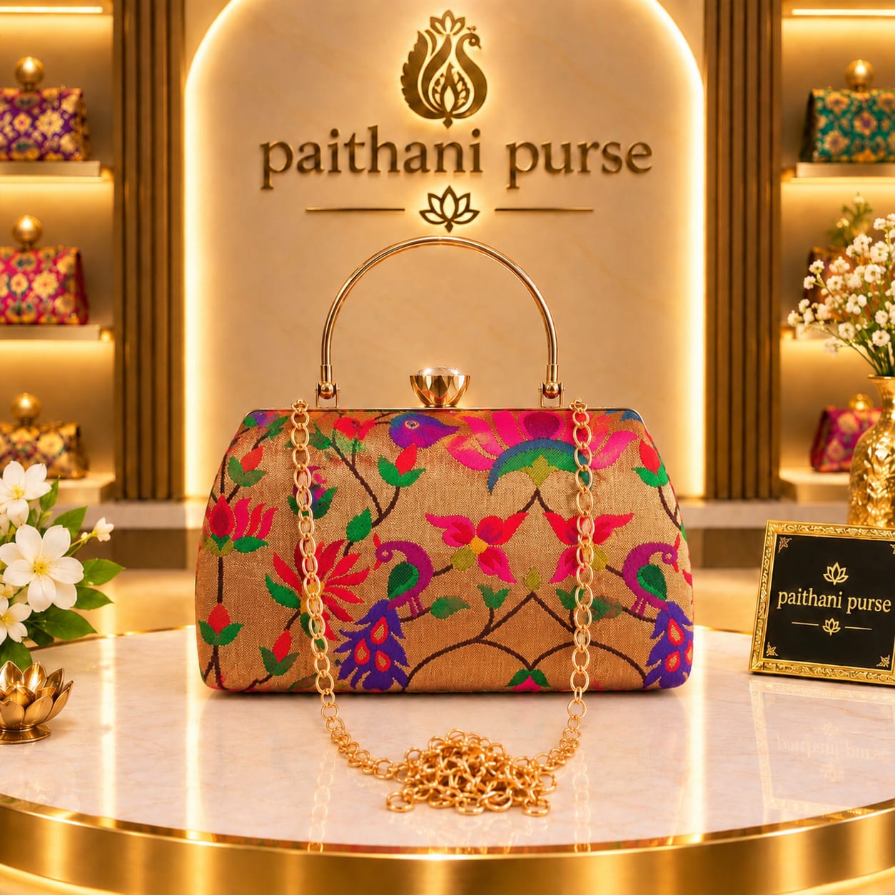 Paithani Purse