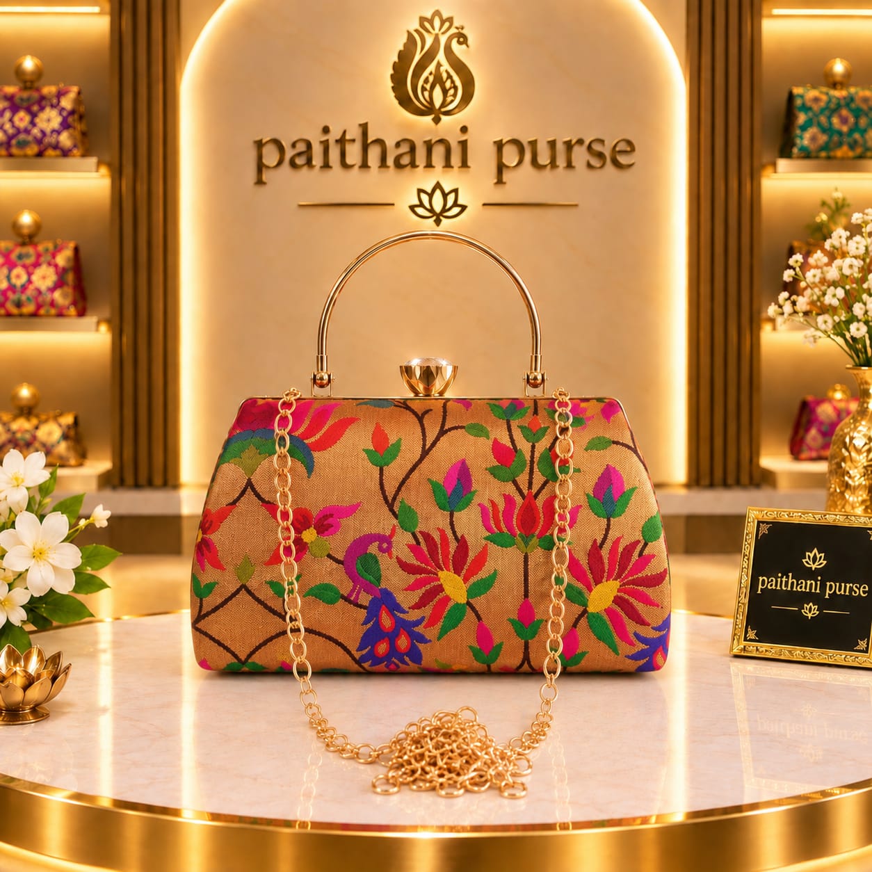 Paithani Purse