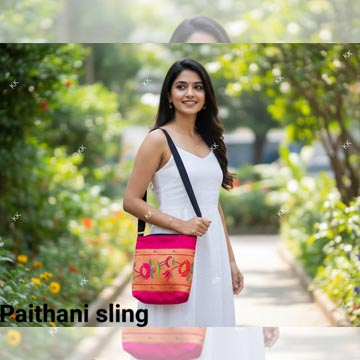 Paithani Sling Bag (Big)